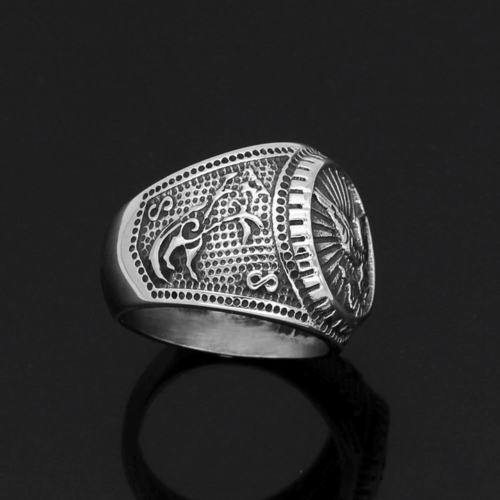 Raven Viking Ring