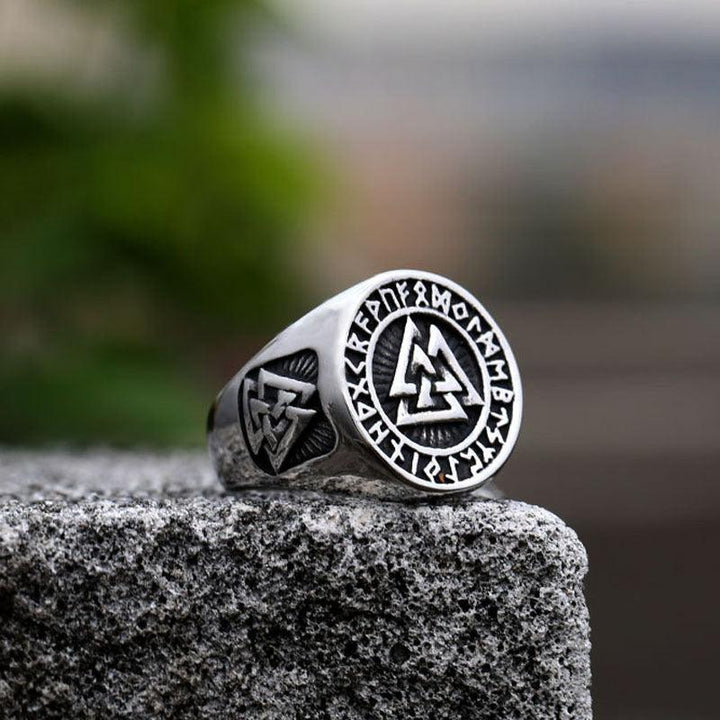 Valknut Viking Ring