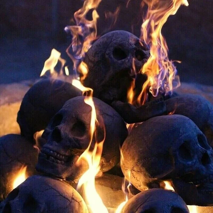 Horror Skull Ceramic Flint