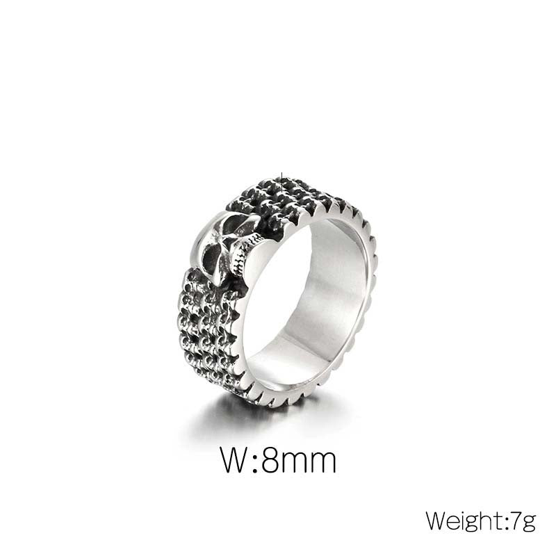 Gothic skull ring