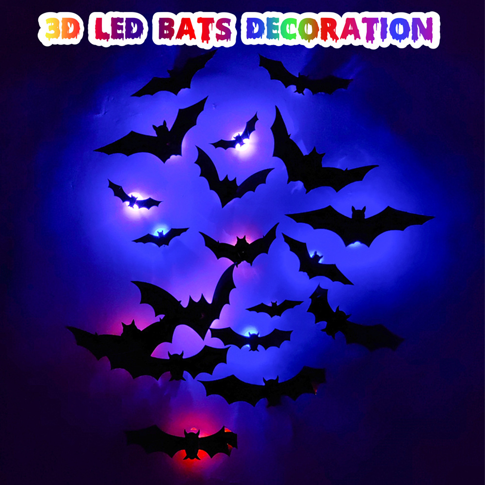 Spooky 3D Wall Stickers For Halloween Party Decor