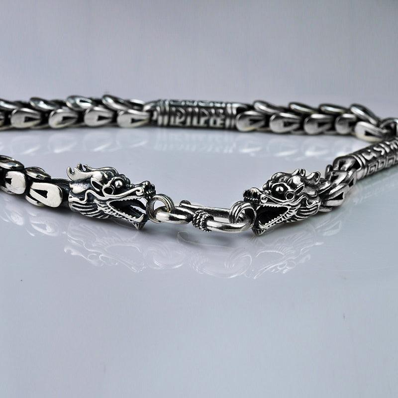 Double Head Dragon Scale Necklace