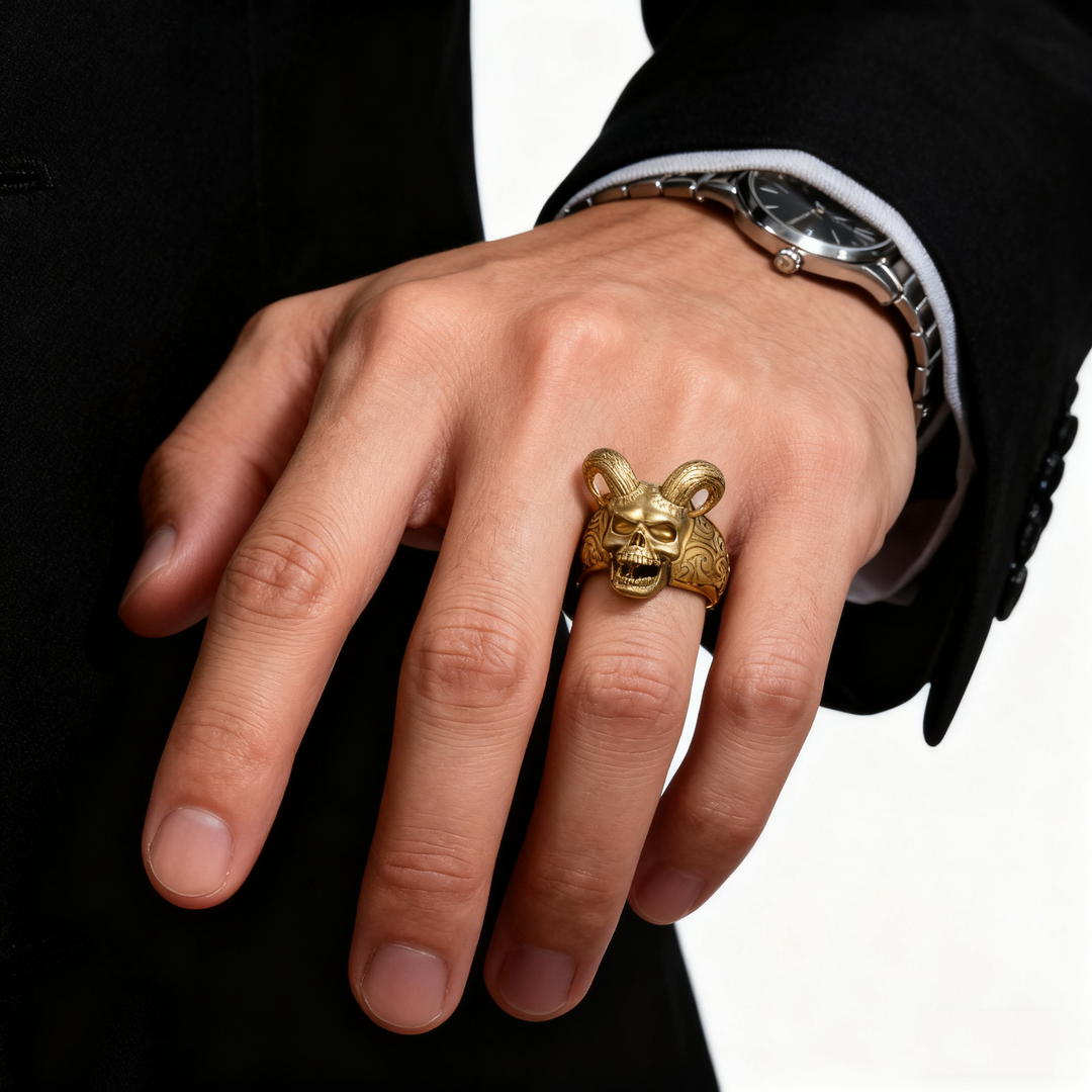 Devil Skull Ring