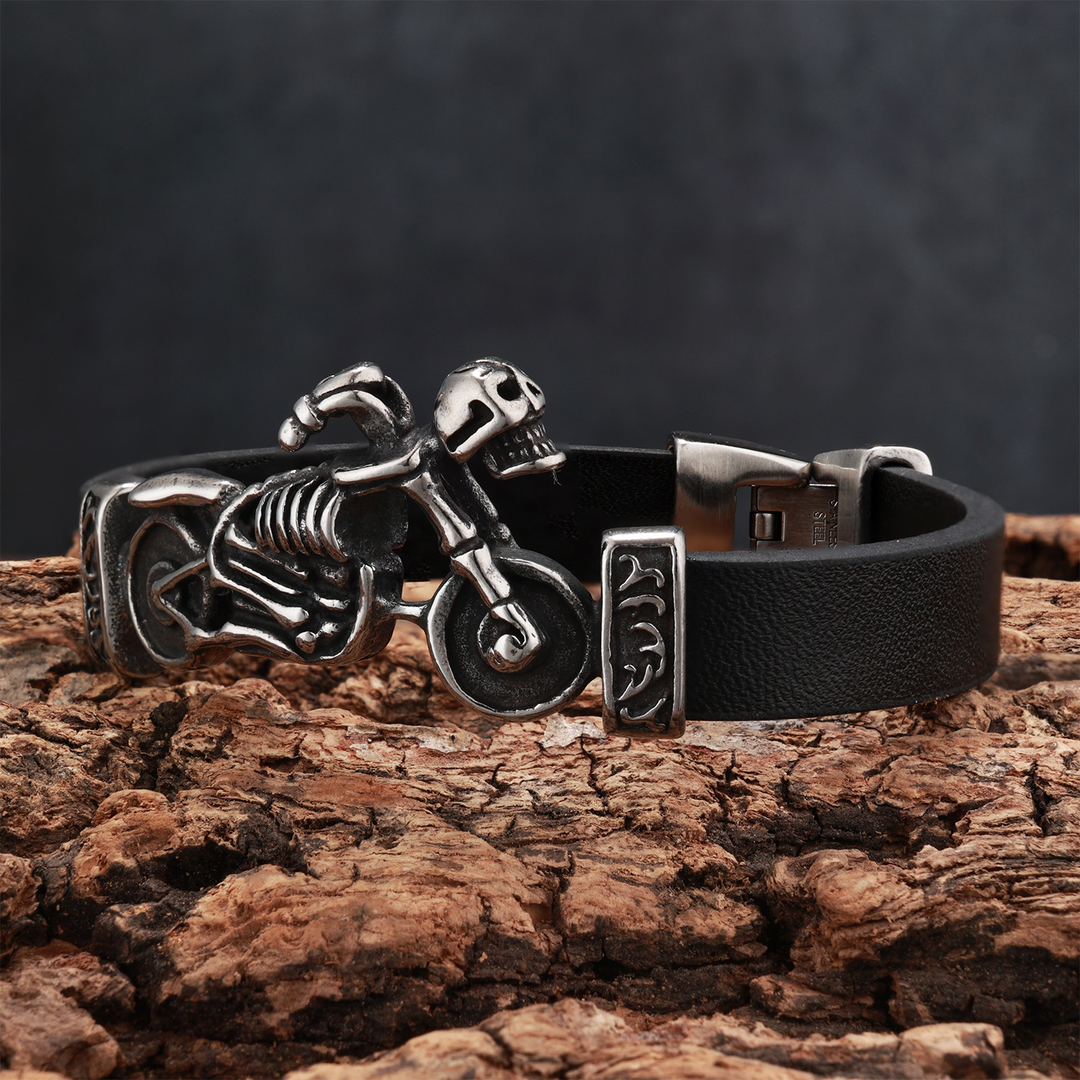 Highway Biker Motorcycle Rider Wrist Bracelet