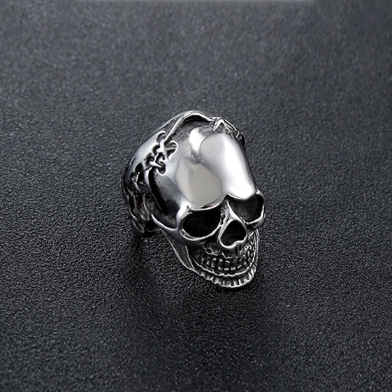 Vintage Skull Gothic Statement Ring