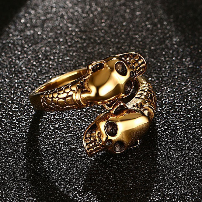 Double Skull Ring