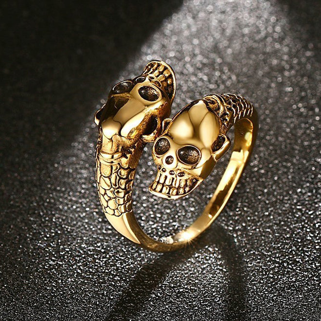 Double Skull Ring