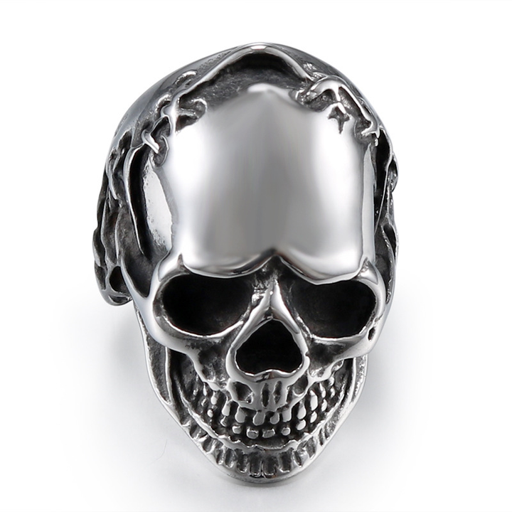 Vintage Skull Gothic Statement Ring