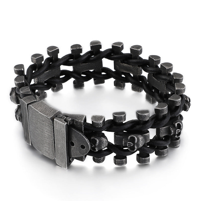 Heavy Skull Bracelet