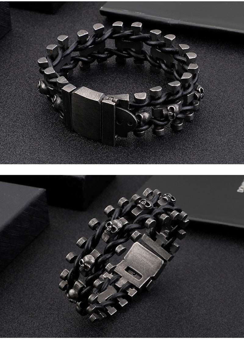 Heavy Skull Bracelet