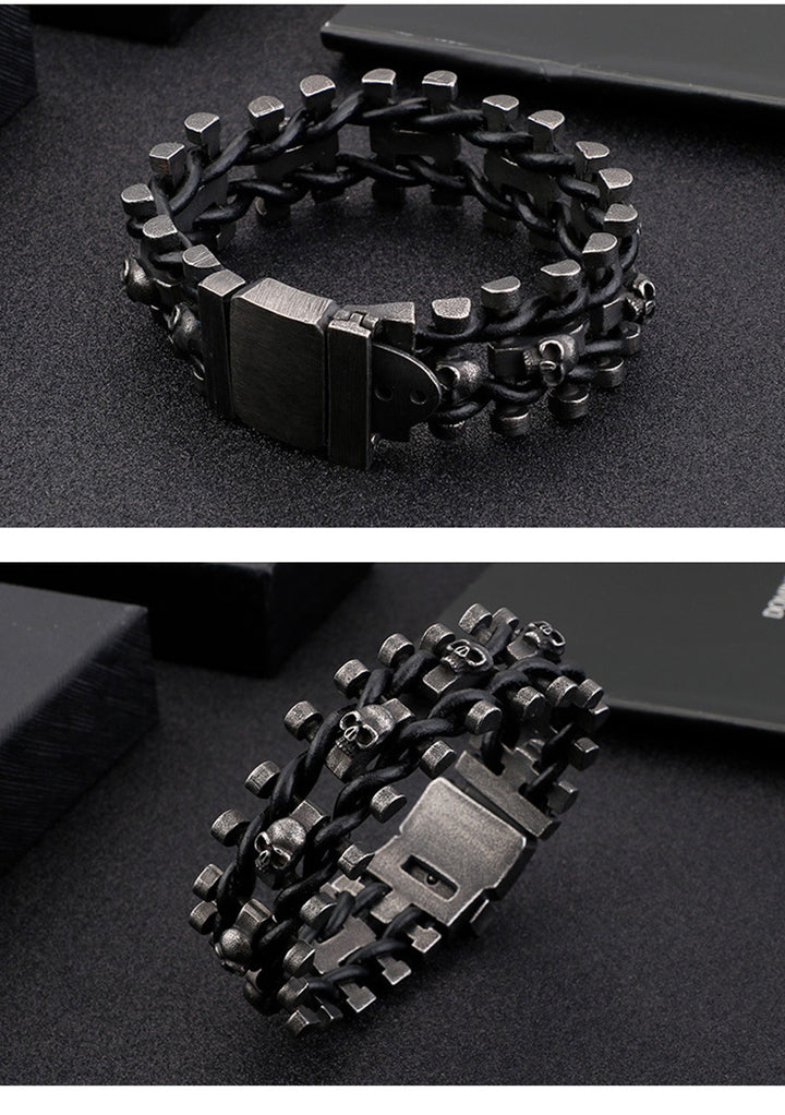 Heavy Skull Bracelet