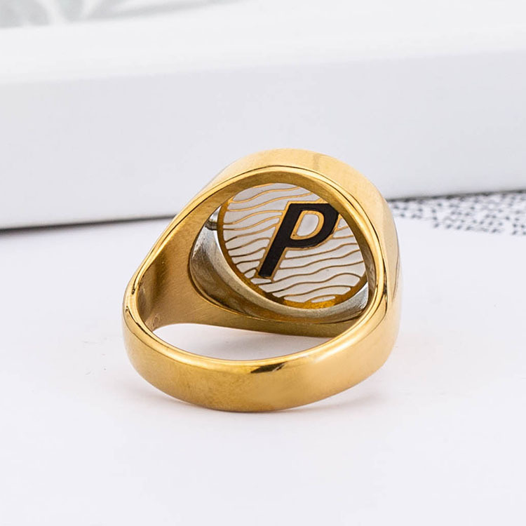 Vintage Rotating Double Face Engraved Signet Ring