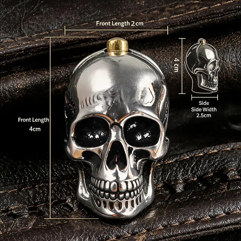 Skull Keychain Gothic Style Key Ring Accessory