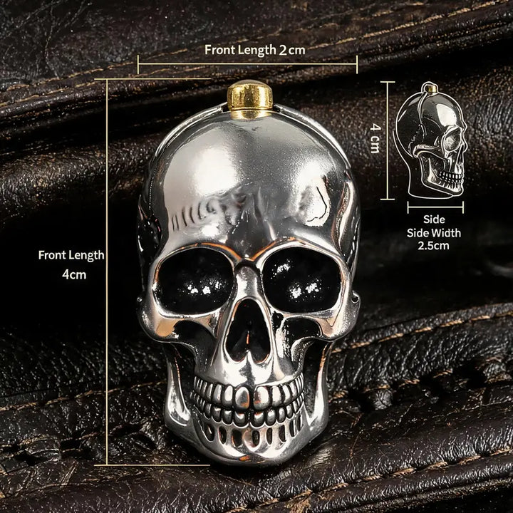 Skull Keychain Gothic Style Key Ring Accessory