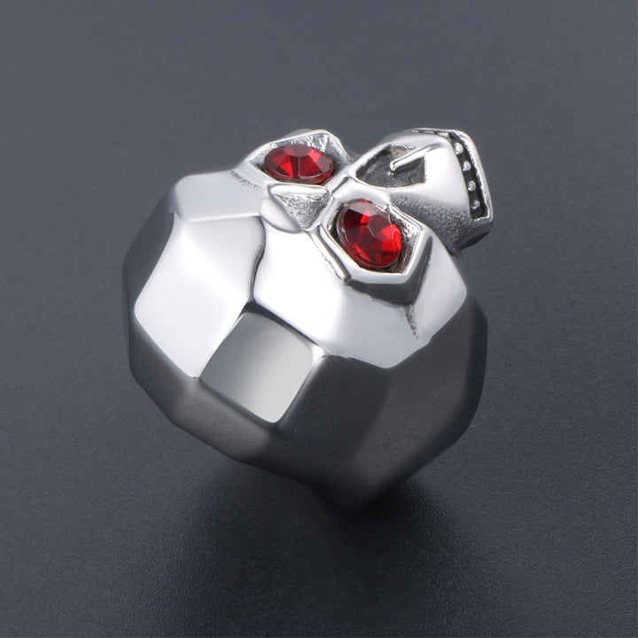 Multifaceted Skull Ring