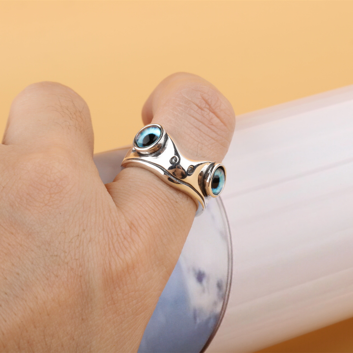 Demon Eye Open Adjustable Statement Ring