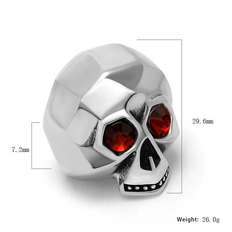 Multifaceted Skull Ring