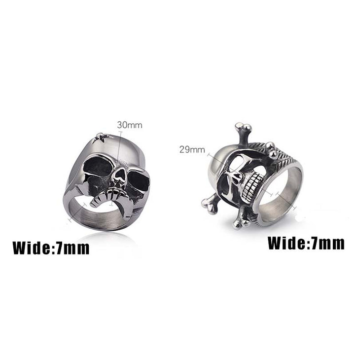 Soldier Skull Ring