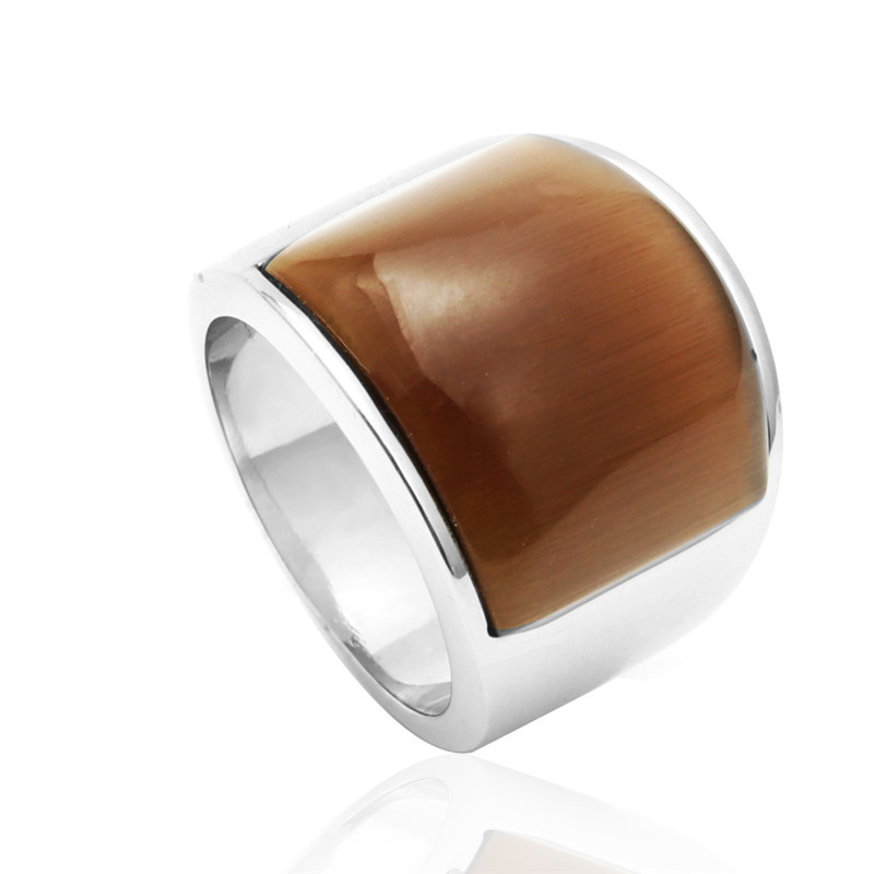 Wide Flat Statement Ring