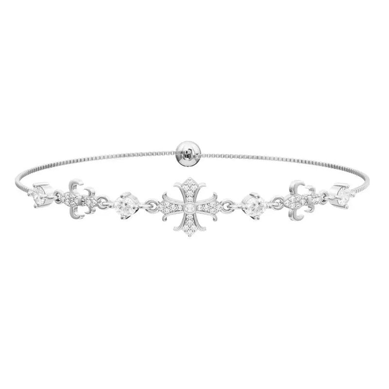 Cross Pendant Bracelet Set