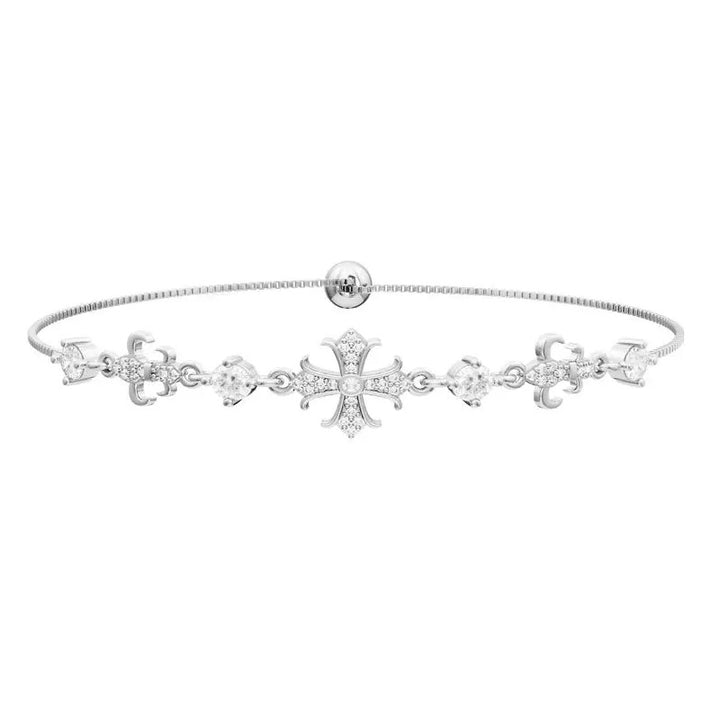 Cross Pendant Bracelet Set