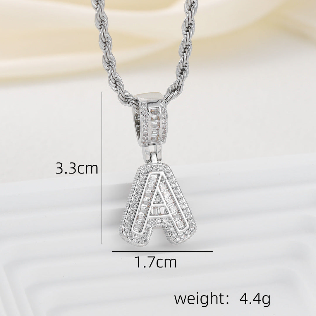 Alphabet Pendant Necklace