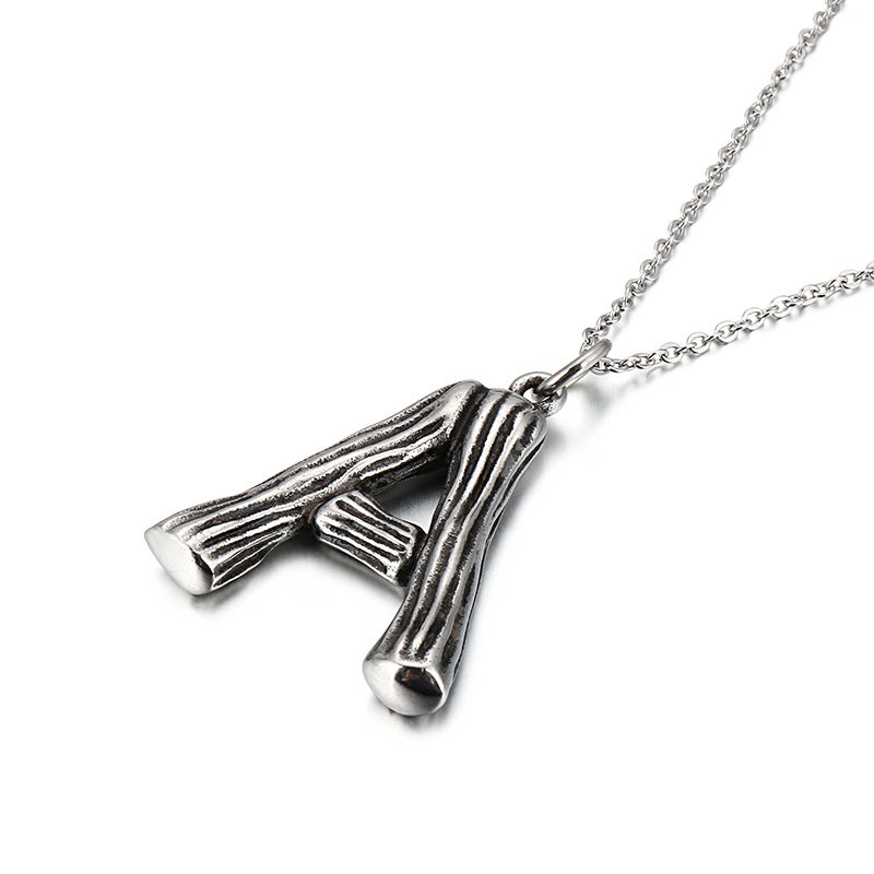 Alphabet Pendant Necklace