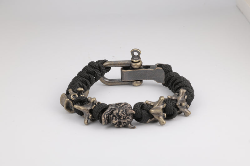 Umbrella cord bracelet "Vertebra" bracelet