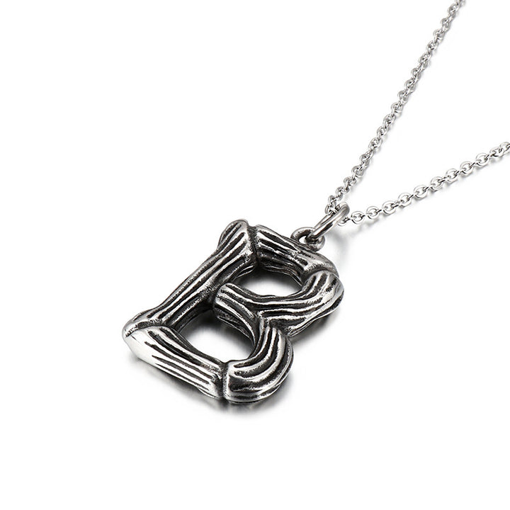 Alphabet Pendant Necklace