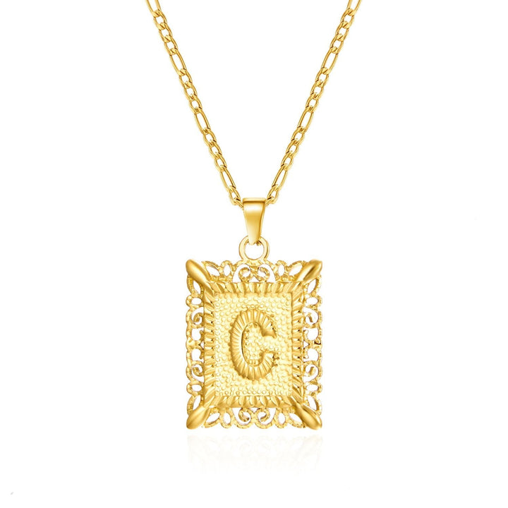 Letter Tag Necklace