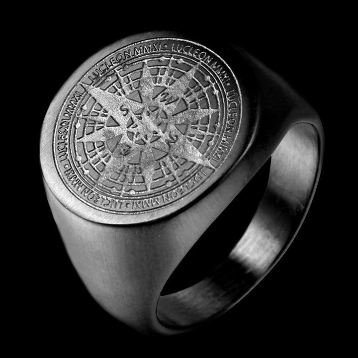 Crafted Compass Stainless Steel Men&