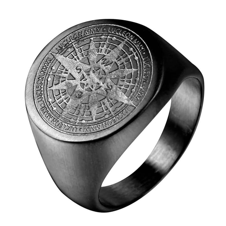 Crafted Compass Stainless Steel Men&