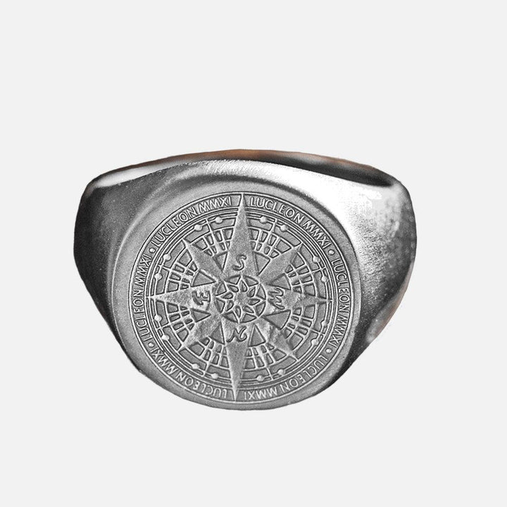 Crafted Compass Stainless Steel Men&