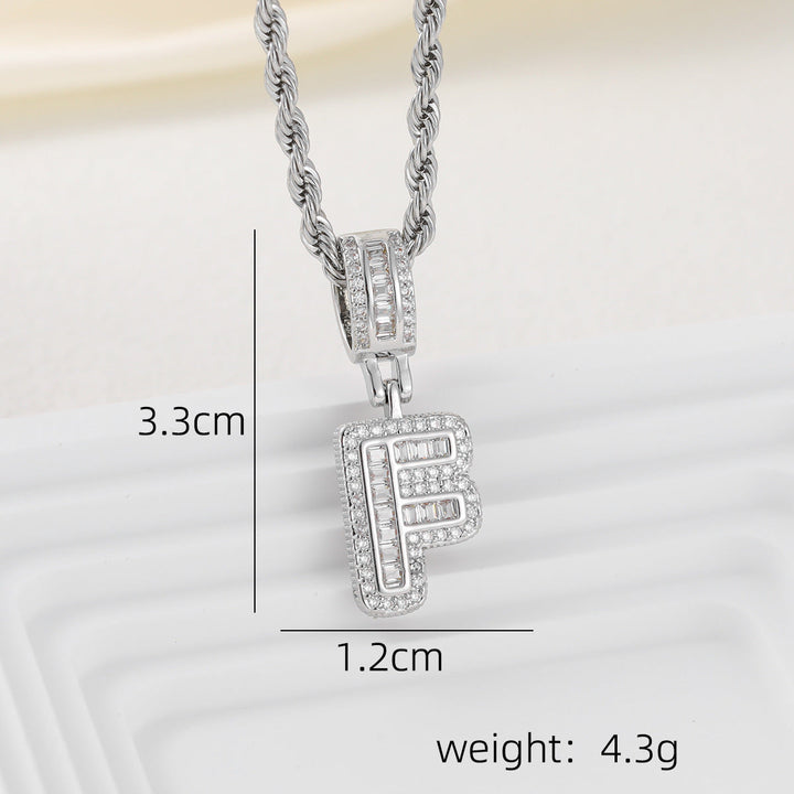 Alphabet Pendant Necklace