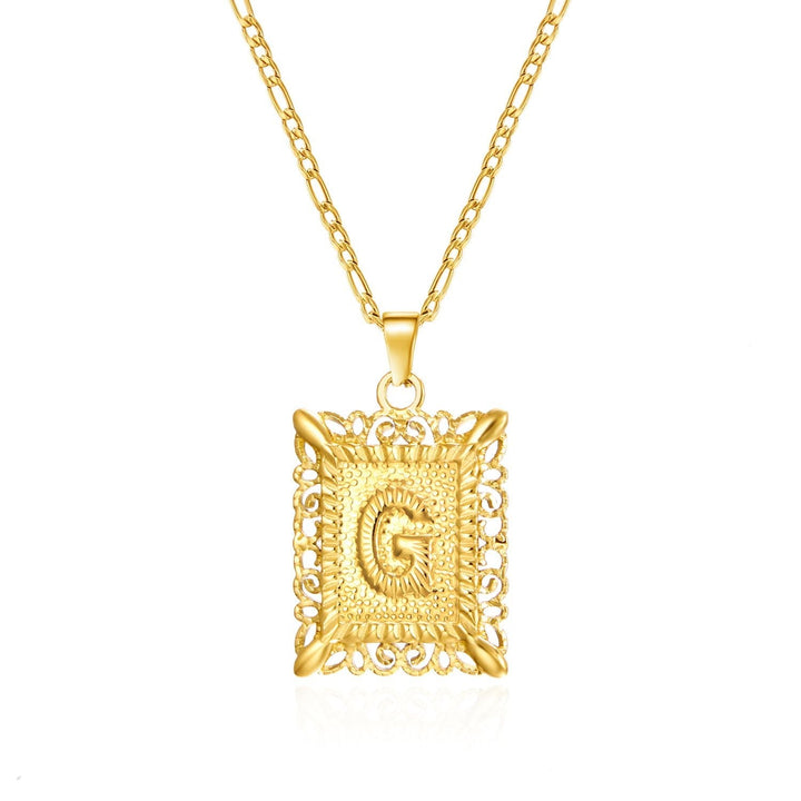 Letter Tag Necklace