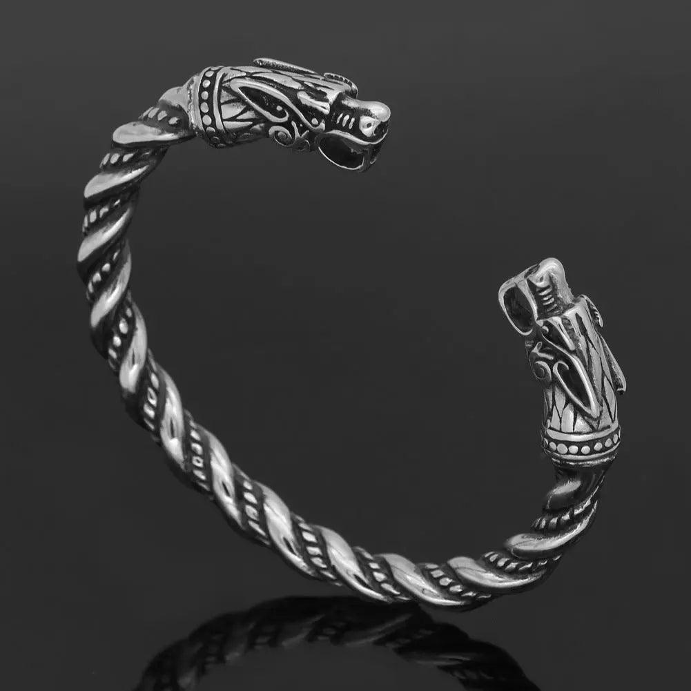 Geri &amp; Freki Viking Bracelet