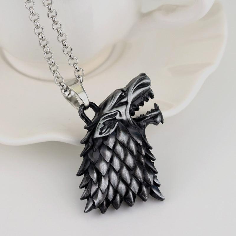 Viking Necklace - Norse Wolf