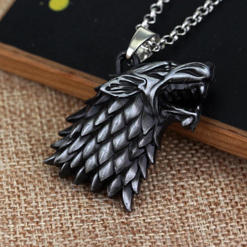 Viking Necklace - Norse Wolf
