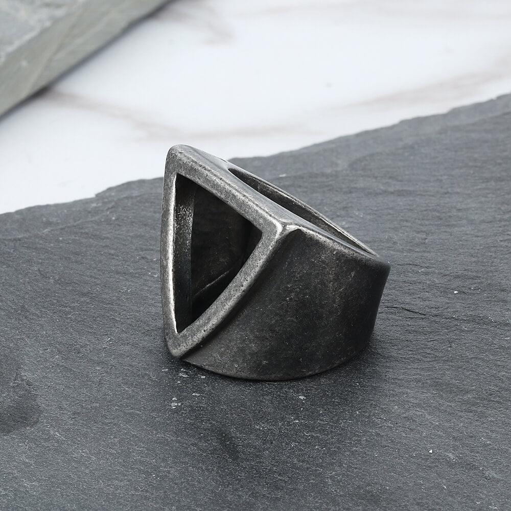 Hollow Triangle Stainless Steel Men&