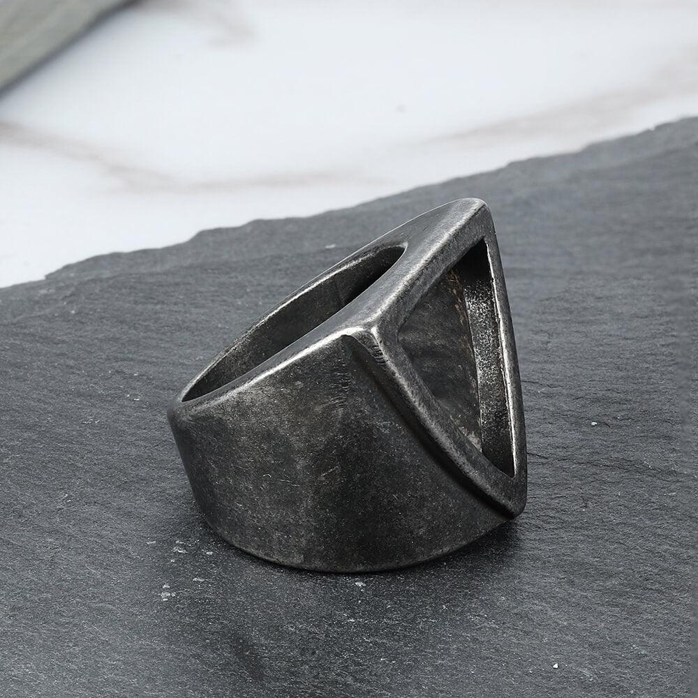 Hollow Triangle Stainless Steel Men&