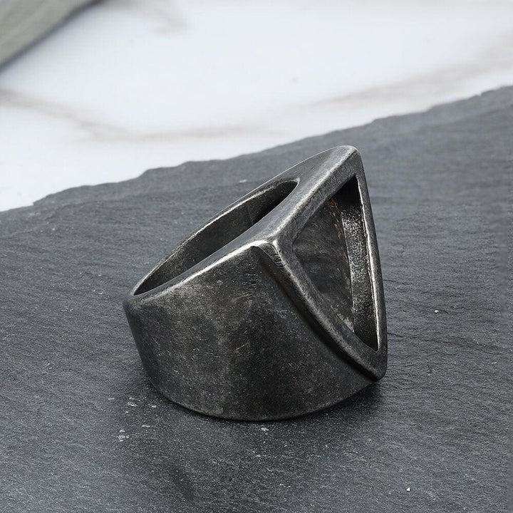 Hollow Triangle Stainless Steel Men&