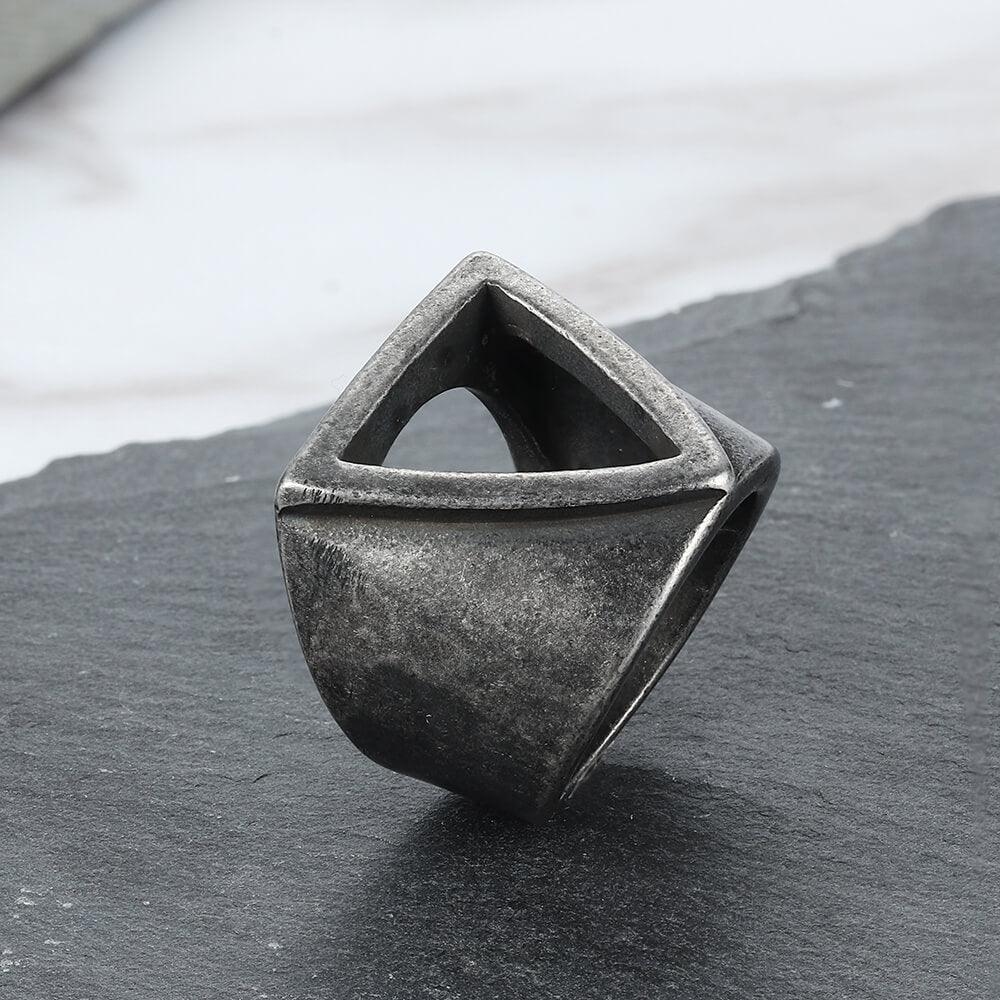 Hollow Triangle Stainless Steel Men&