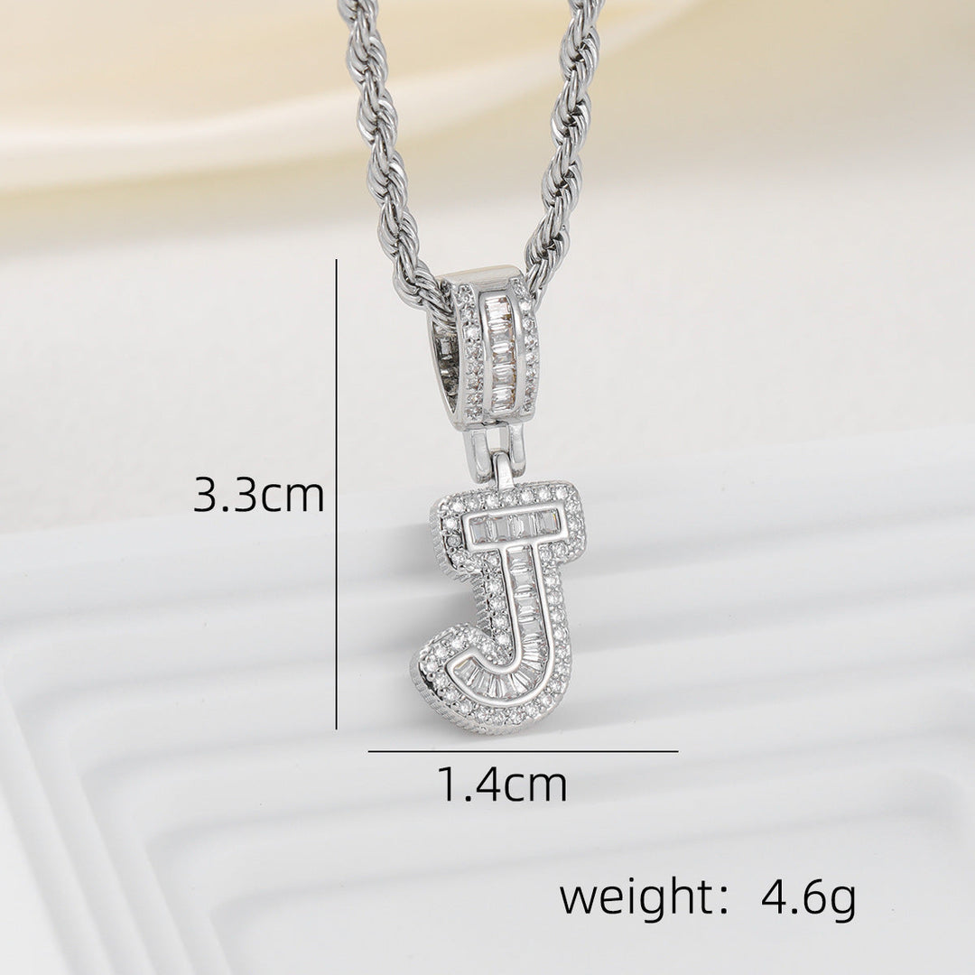 Alphabet Pendant Necklace