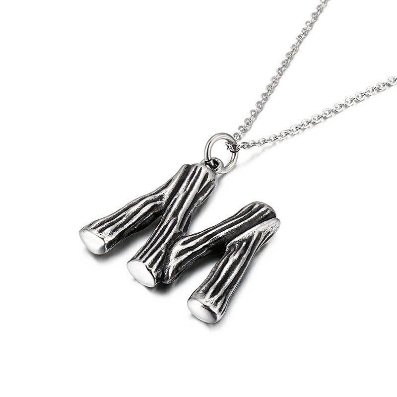Alphabet Pendant Necklace