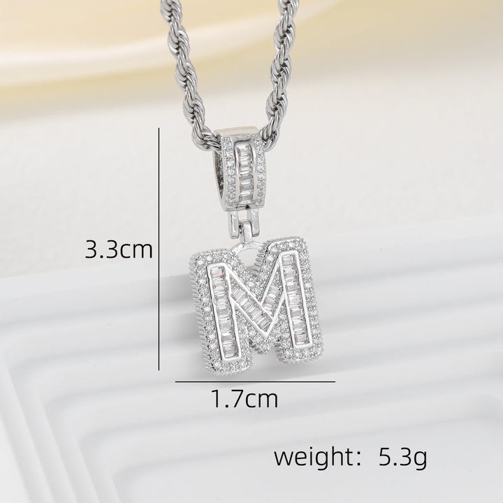 Alphabet Pendant Necklace