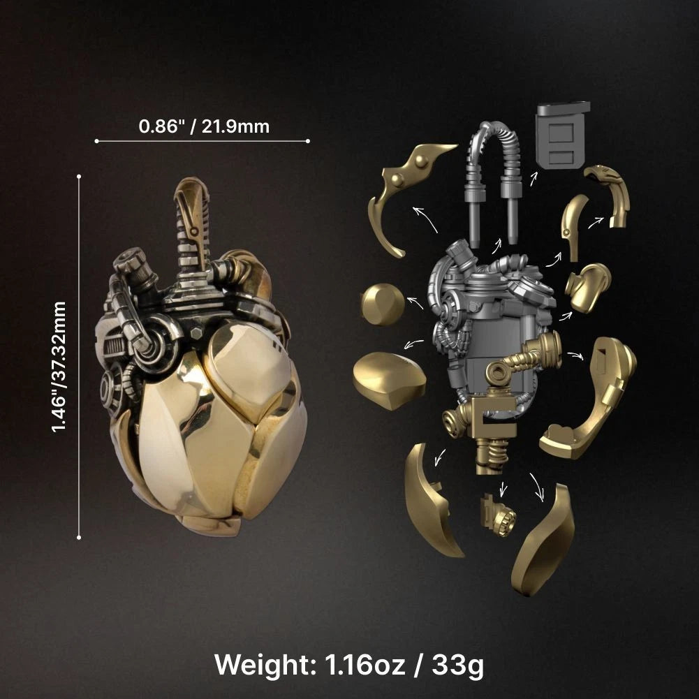 Mechanical Heart Pendant