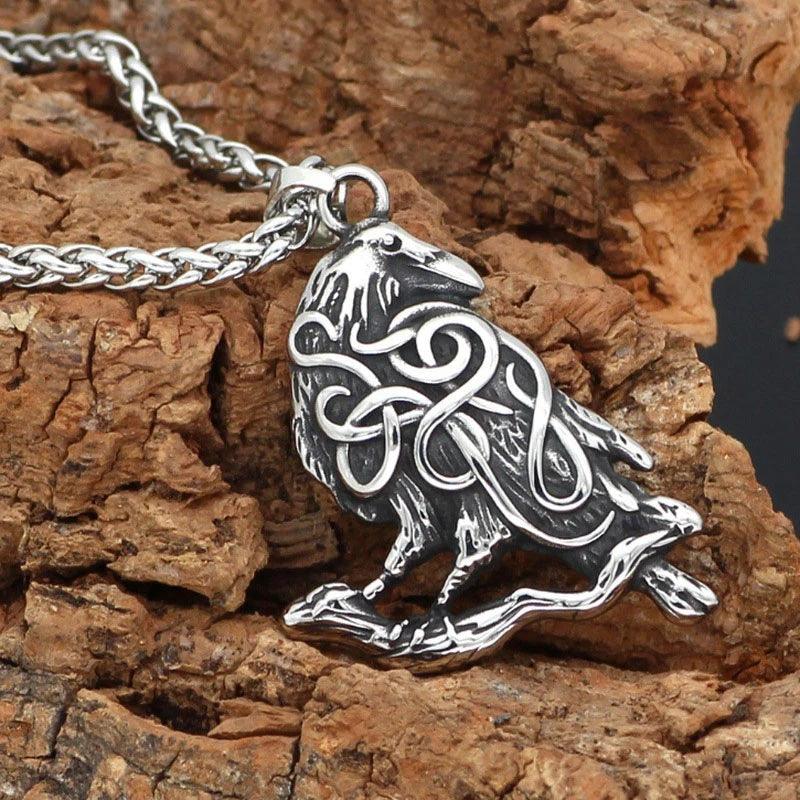 Viking Necklace - Raven