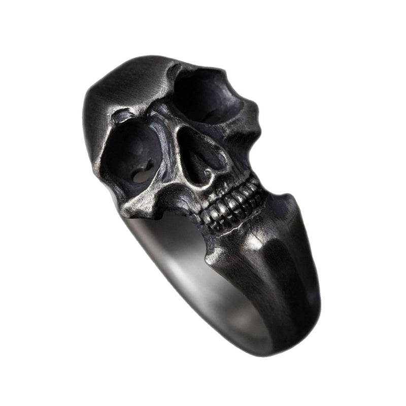 925 silver skull ring