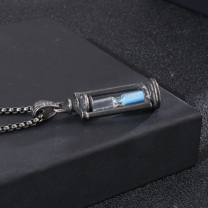 Vintage kerosene lamp hourglass pendant