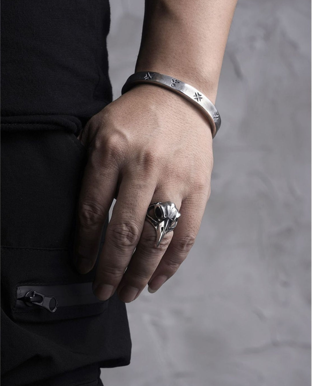 Raven Skull Ring